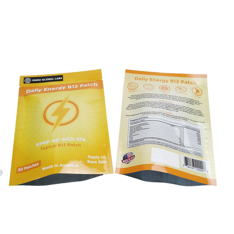 Naszywka foliowa Energy Energy B12 Mylar Ziplock Foil Pouch