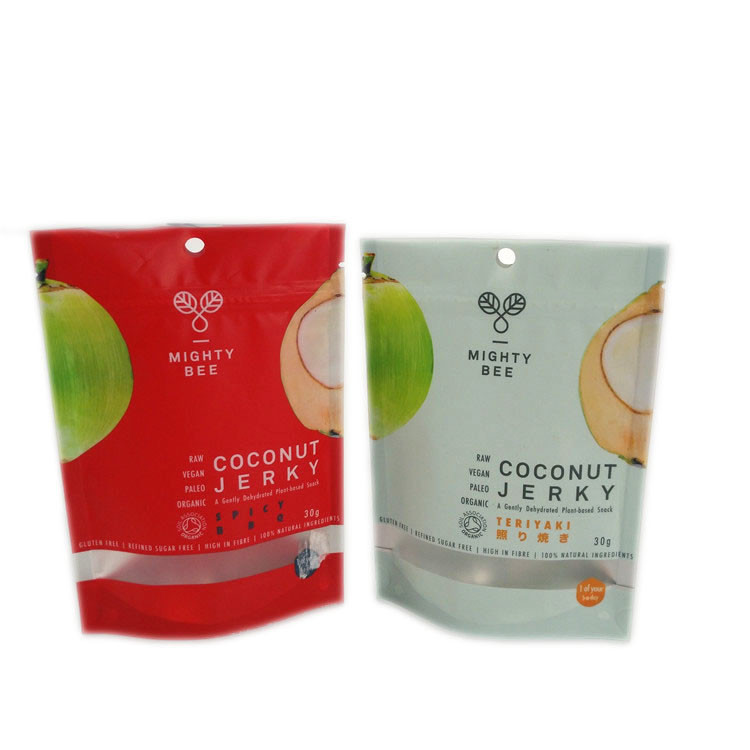 Plastikowe woreczki PET z folii spożywczej z otworem do zawieszania