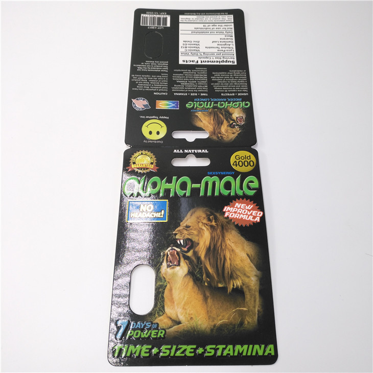 CMYK Kolorowa plastikowa karta do pakowania w pigułki