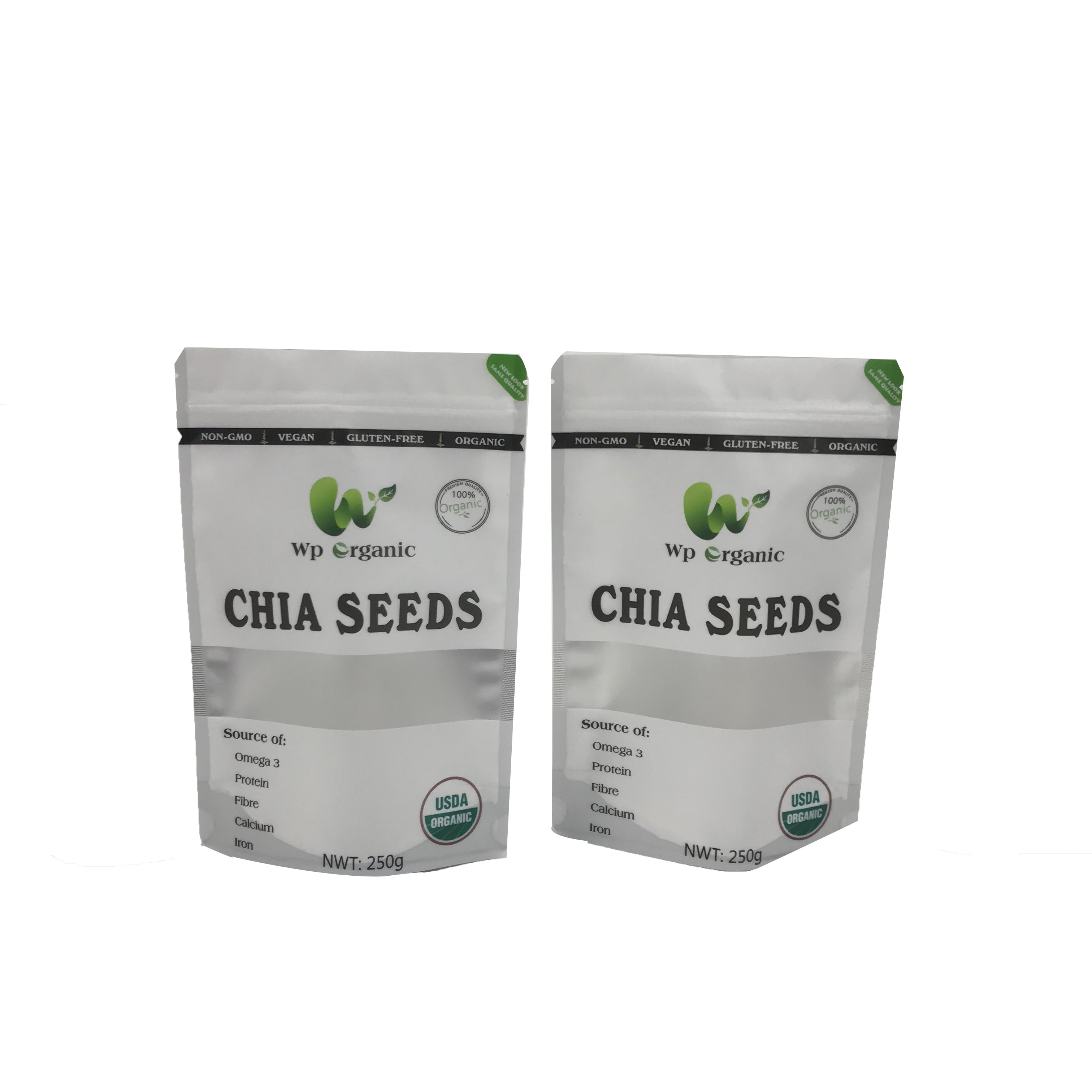 Zapinany na zamek błyskawiczny woreczki z tworzywa VMPET