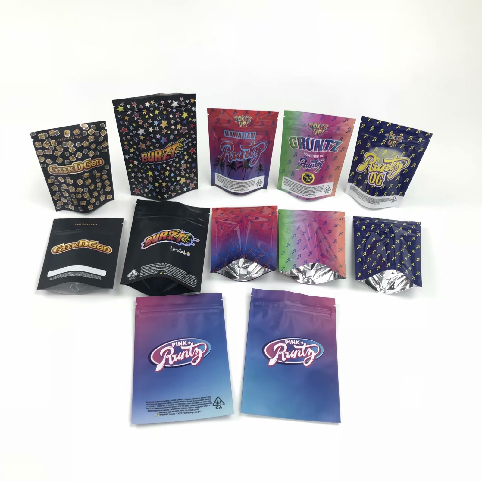 Bezpłatna próbka dostosowana do potrzeb dziecka saszetka Medyczna Yummy Doypack Stand Up Etui z podwójnymi zamkami