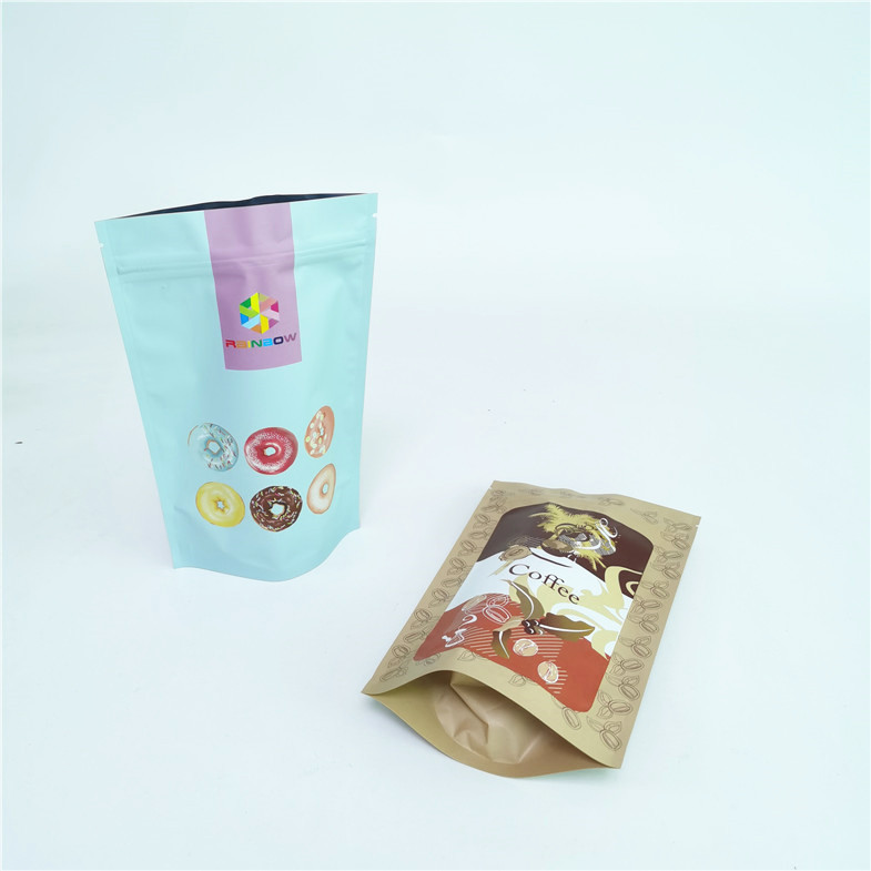 Stojak Ziplock Foliowe etui Opakowanie Folia aluminiowa Body Peeling Kremowe torby do pakowania