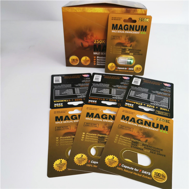 Rhino 69 male enhancements opakowanie na pigułki seksualne blister kapsułki 3D do wyświetlania