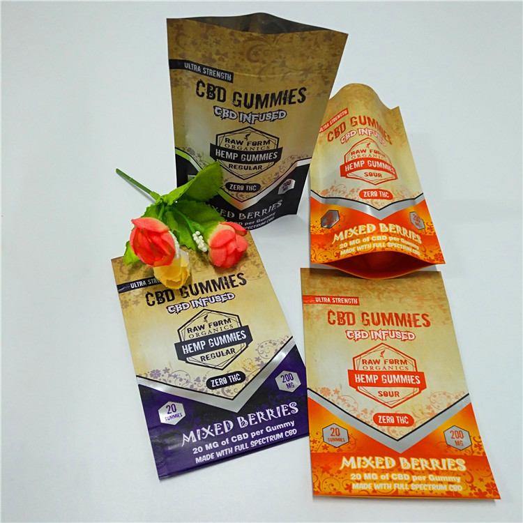 MOPP 3.5g 7g Zapach Mylar Bag Wklęsłodruk