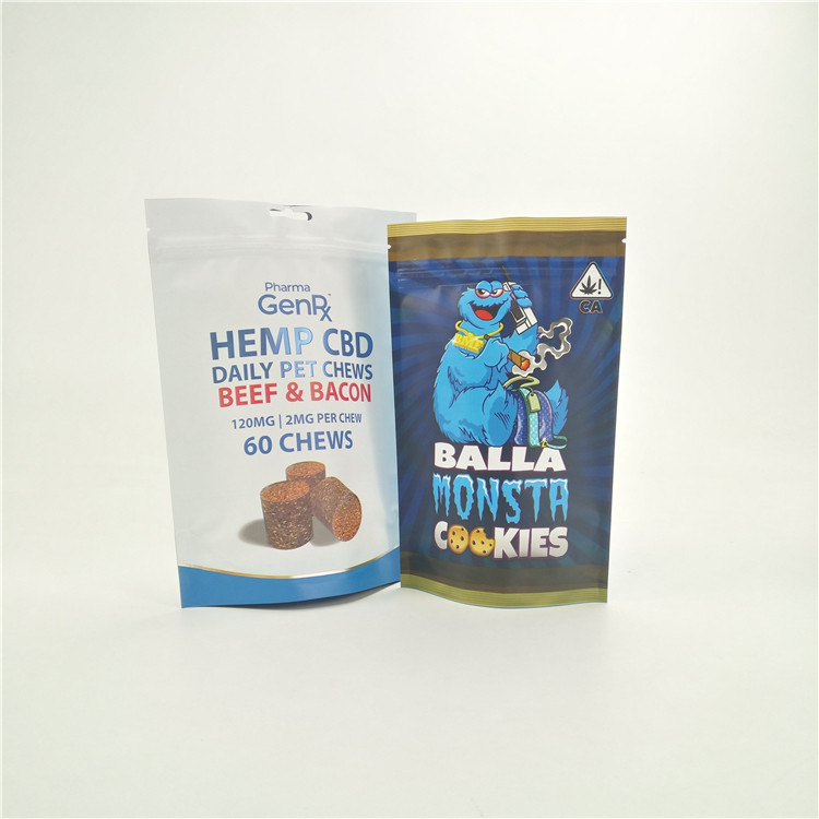 Indywidualne torby zabezpieczające przed dziećmi, odporne na wilgoć, CBD runtz, dżungla, leki, stojaki