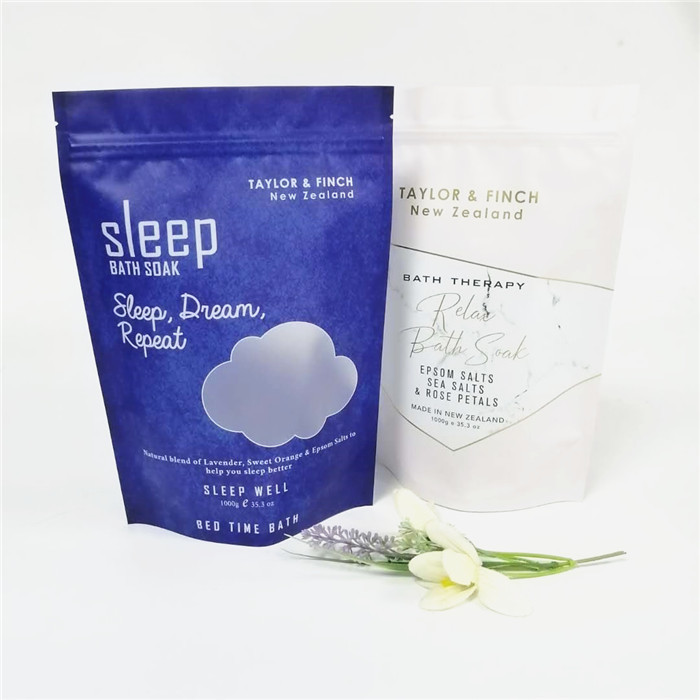 Super September Full-Color Printing Folia aluminiowa PE Plastikowa torba do pakowania soli do kąpieli