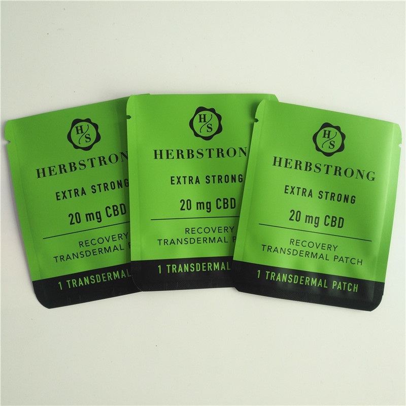 20mg torba do pakowania marihuany medycznej woreczek z folii mylarowej jednorazowe małe plastry CBD