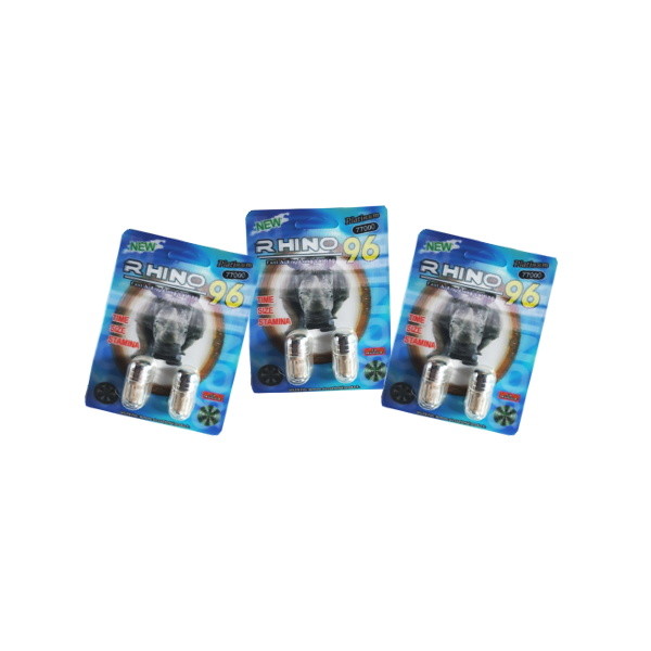 Pudełko do pakowania naturalnych dużych tabletek ziołowych kapsułek powiększających męskie RHINO 7