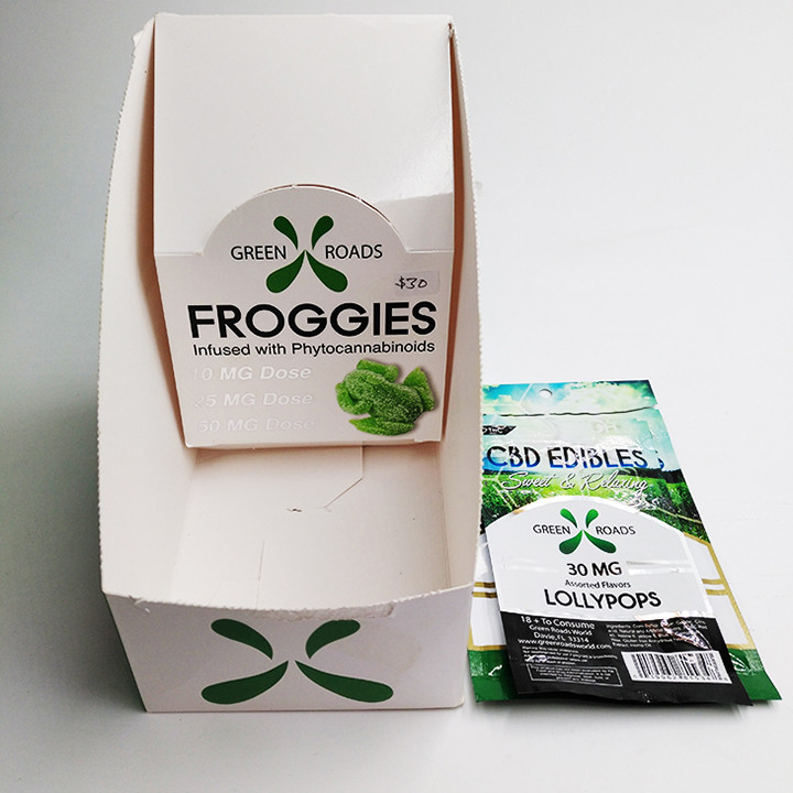 Custom Design Print Paper Display Box na torby kratom Display składane pudełko papierowe do wyświetlania kart