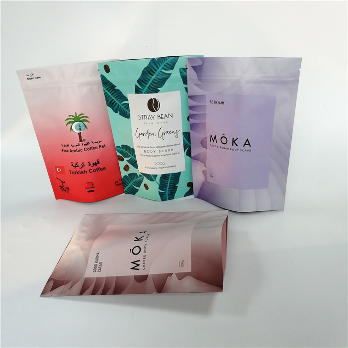 Stand up Foliowy woreczek do pakowania odporny na mielenie woreczki z zaworem