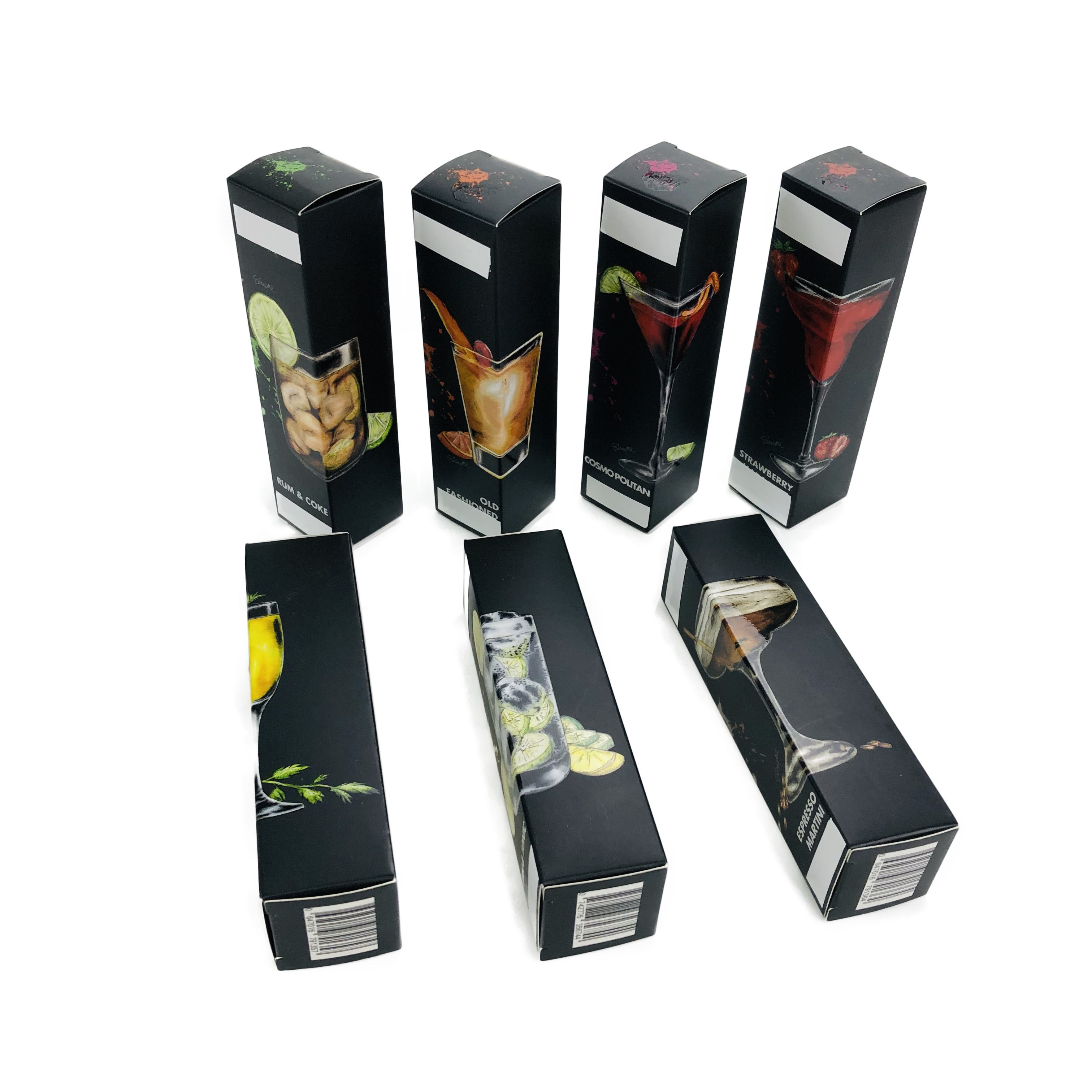 Matowe wykończenie Lekkie opakowanie papierowe Składane pudełko Kolor CMYK na napoje