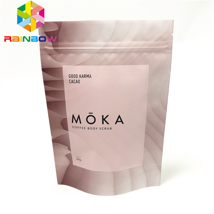 Torby do przechowywania żywności Stand up do pakowania matowych materiałów spożywczych niestandardowa torba do pakowania