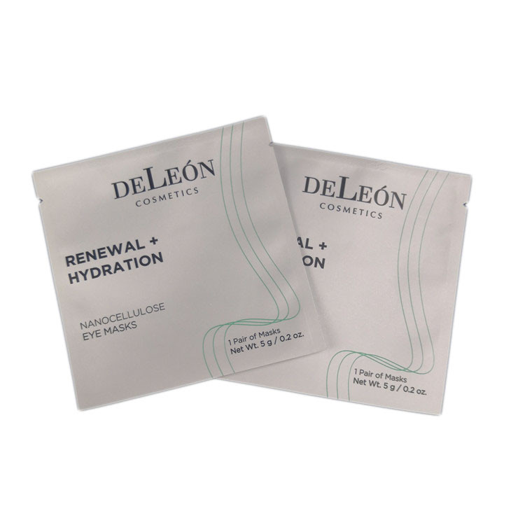 Białe małe torby Niestandardowy projekt nadruku Laminowana folia kosmetyczna