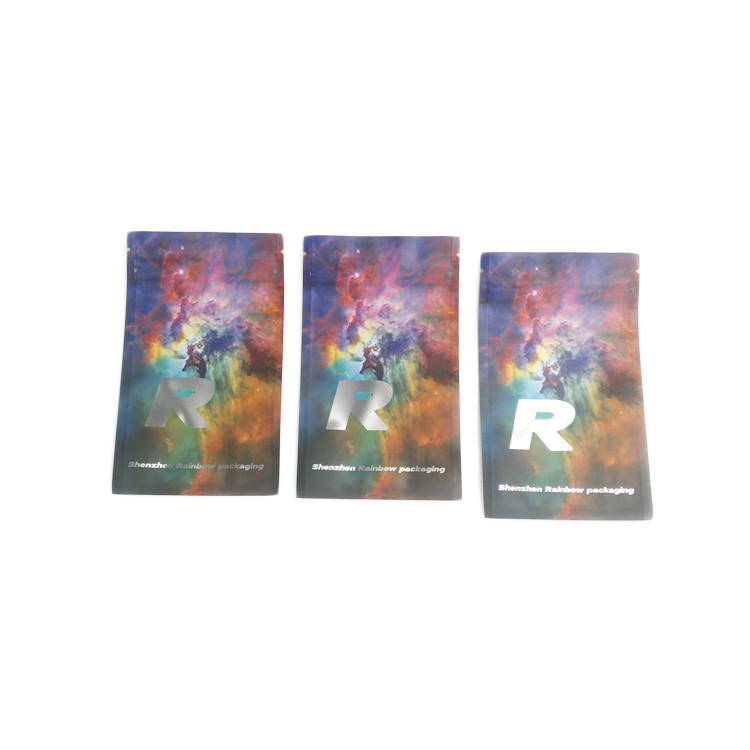 50 mg 70 mg 125 mg zabezpieczona przed dziećmi mała torba z mylaru dostosowana ochrona przed zapachem matowe cukierki Ziplock plastikowe gumki do żywności Sliver torby