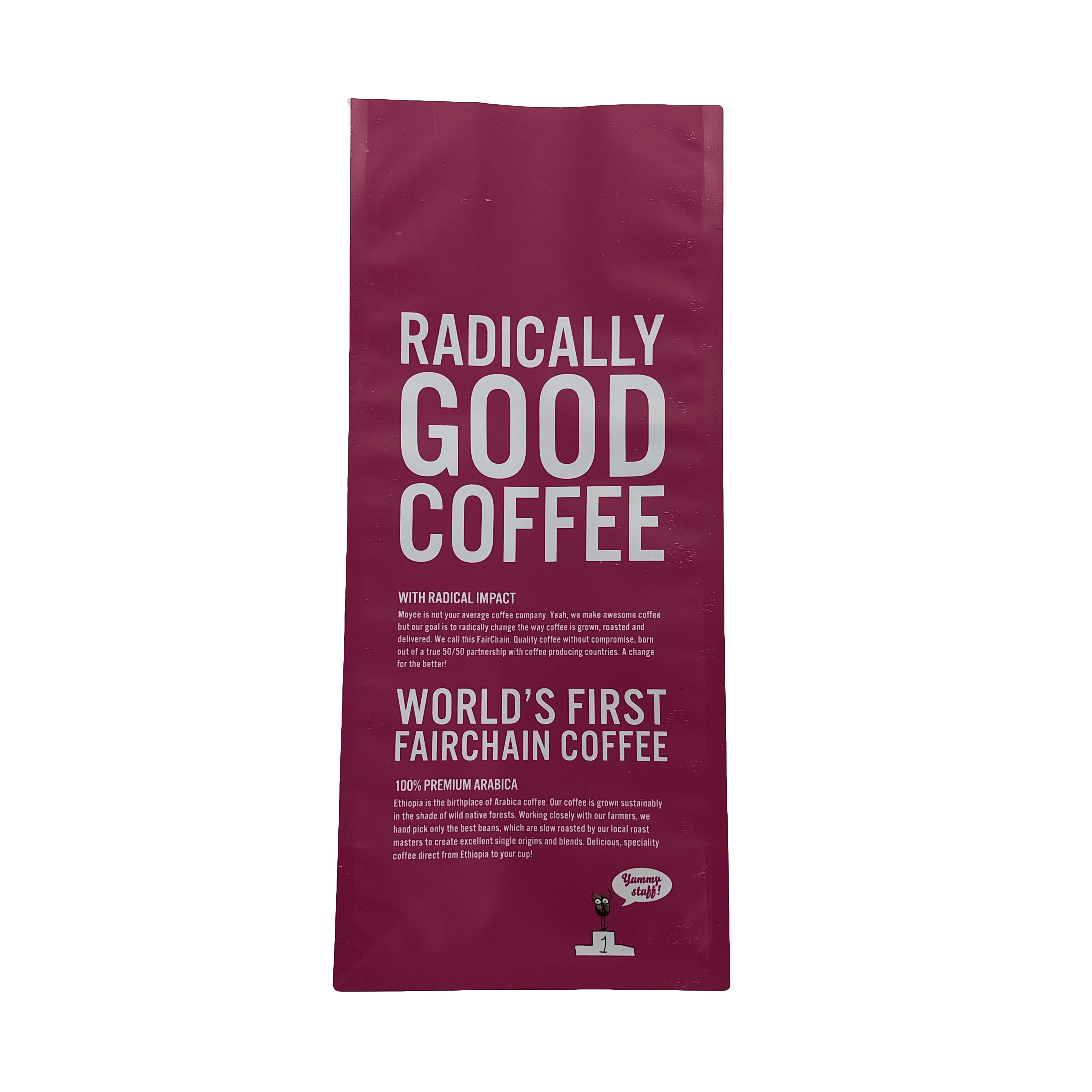 Niestandardowy, wysokiej jakości różowy wodoodporny druk cyfrowy Plastikowa torba z zamkiem błyskawicznym Stań z płaskim dnem na orzechy kawy