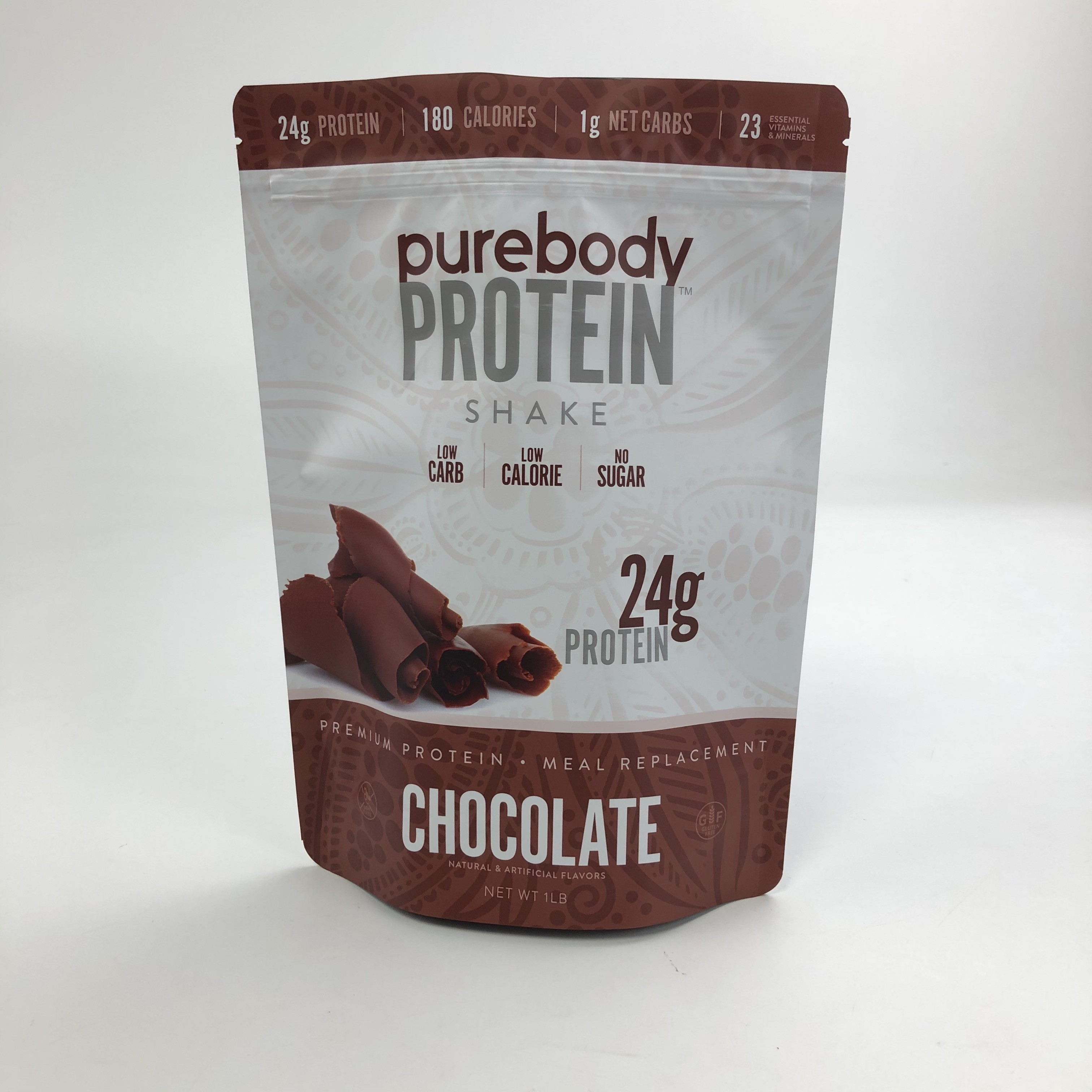 Niestandardowe drukowane puste woreczki na stojąco do pakowania białka serwatki w proszku Mylar Ziplock Worki z folii aluminiowej z nacięciem na łzy