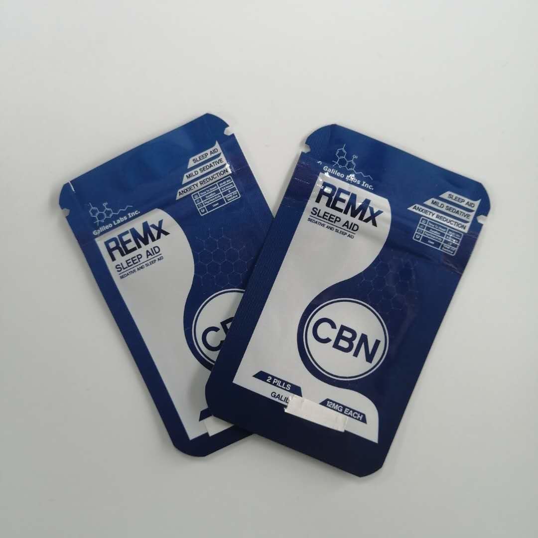 Schudnij zdrowie Opakowanie pigułek Odporna na zapach folia aluminiowa pusta torebka herbaty na próbkę proszku z nasion