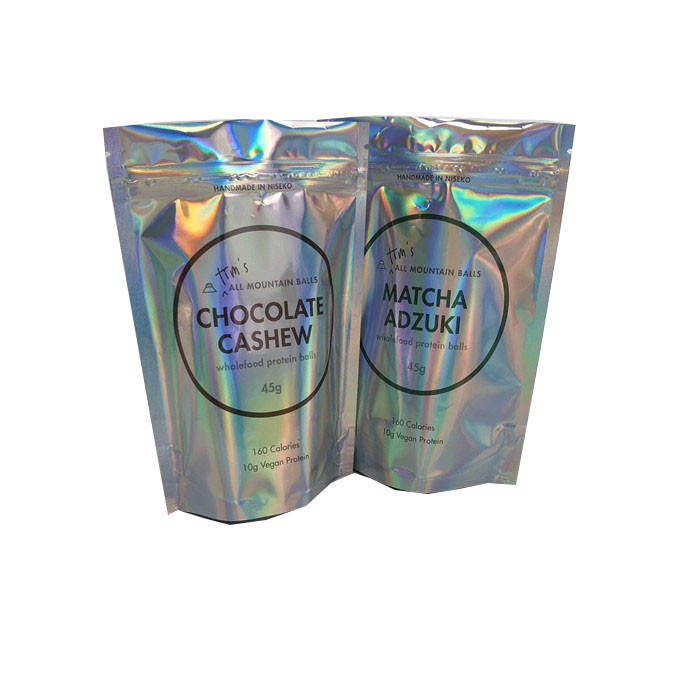 CYMK Zipper Holograficzne stojące woreczki na kulki białkowe