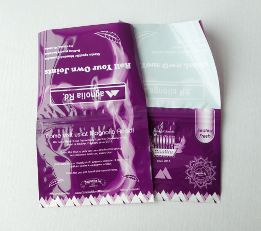 Bez próbek woreczek na tytoń do zwijania papierosów Preroll z klejem Saszetka na tytoń 50g z zamkiem błyskawicznym