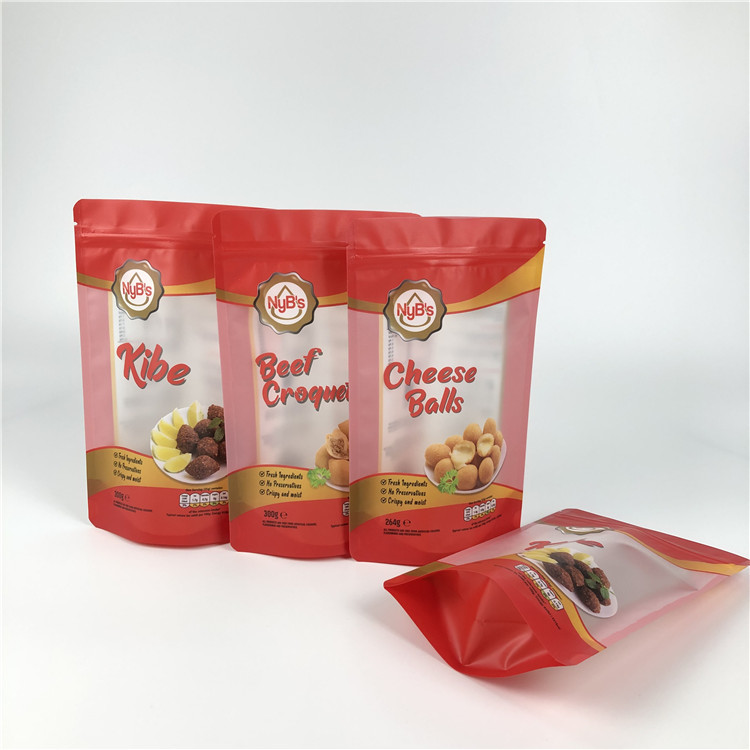 Plastikowa torba na suwak GMOPP VMPET z przezroczystym okienkiem