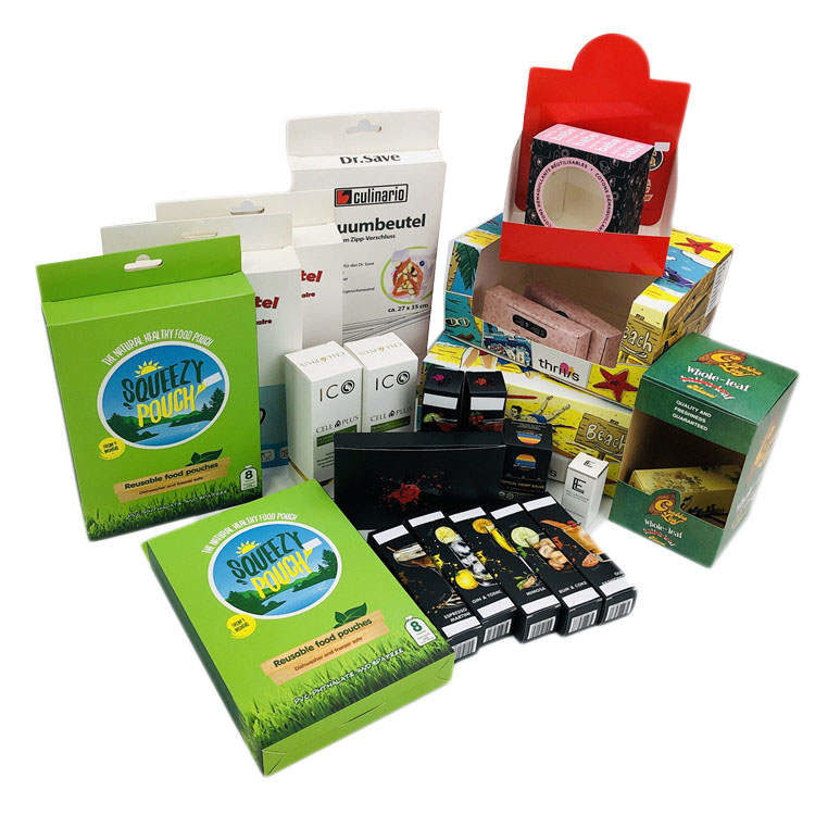 Opakowanie kartonowe z konopi CBD o gramaturze 250 g / m2 z logo