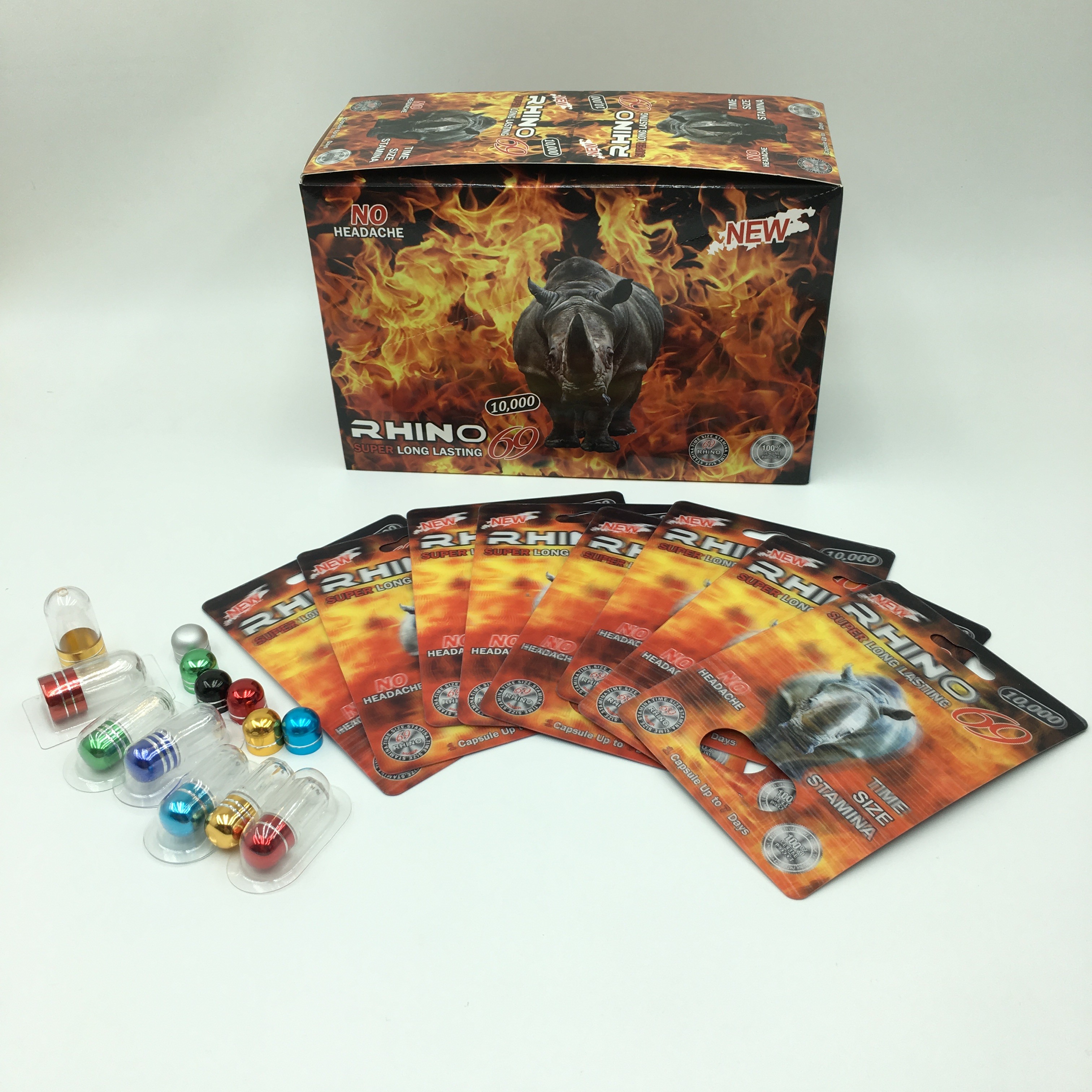 RHINO Pill 60 * 80 cm PCV 3D soczewkowa karta z kulami