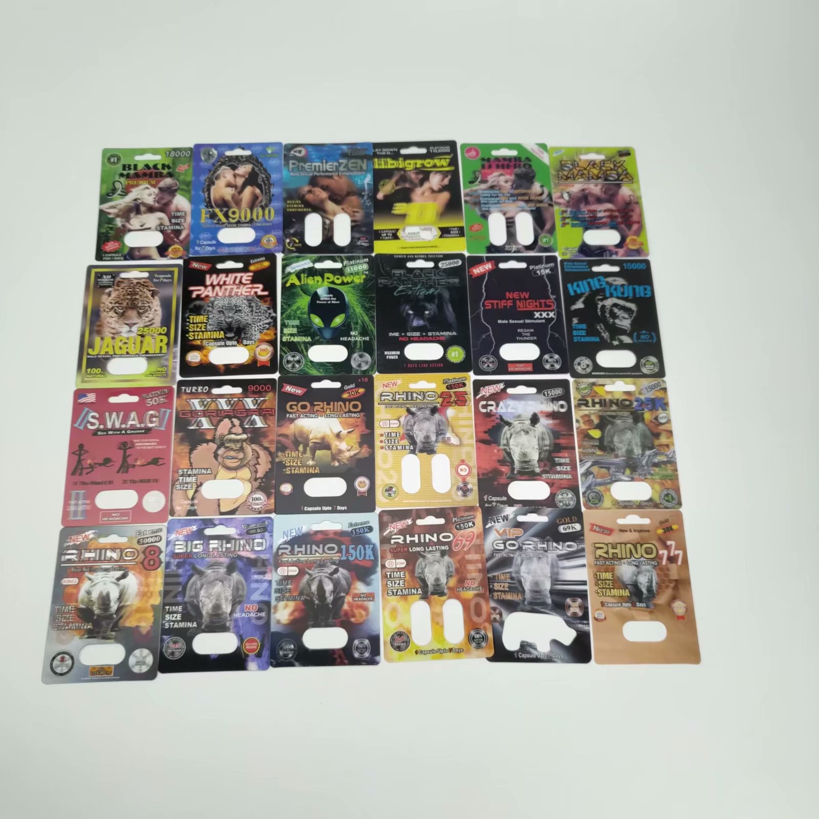 Gravnre Printing RHINO 3D Plastikowa karta blistrowa z kulami