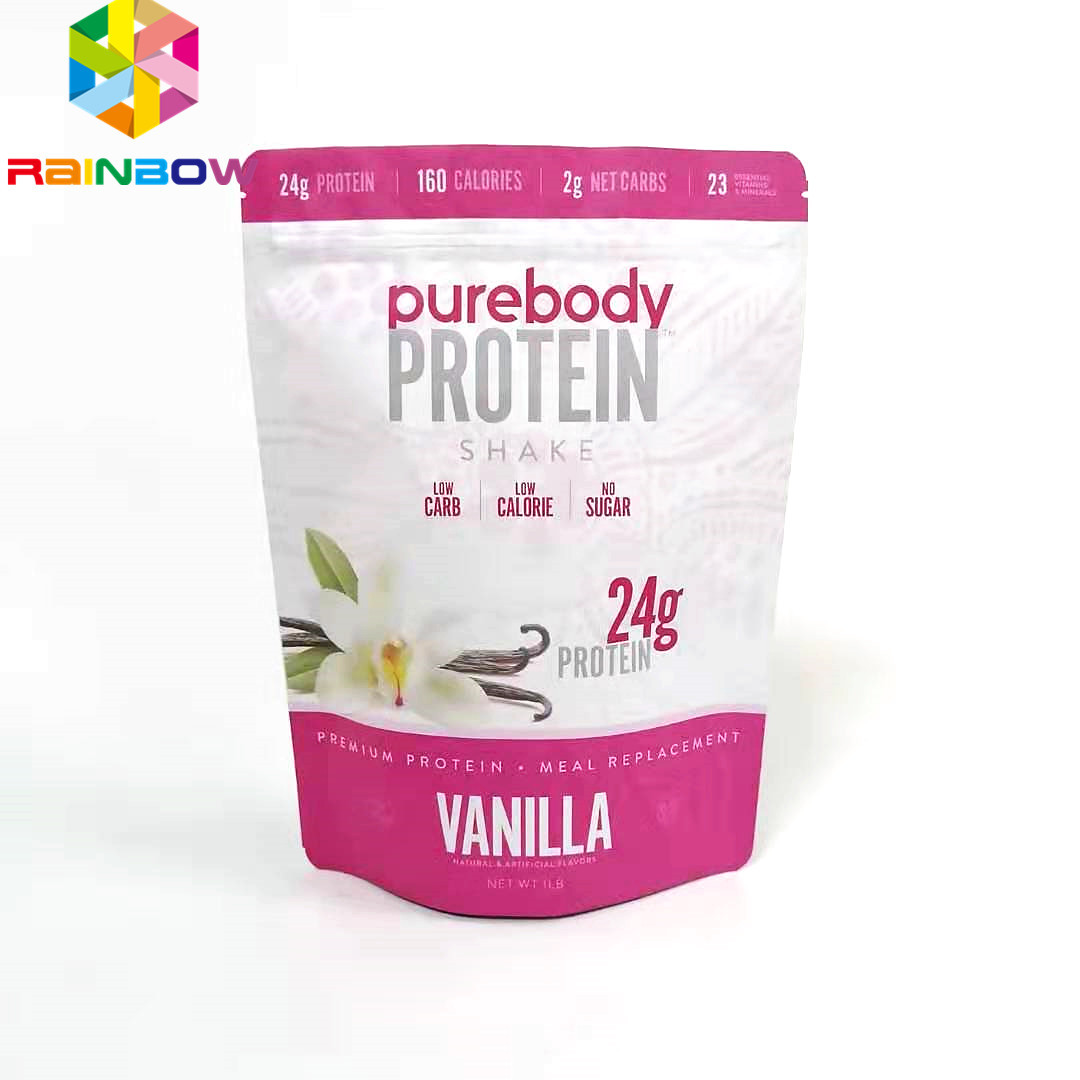 Matowe wykończenie Gravnre Printing 5x7 '' Torby do pakowania w zamek błyskawiczny