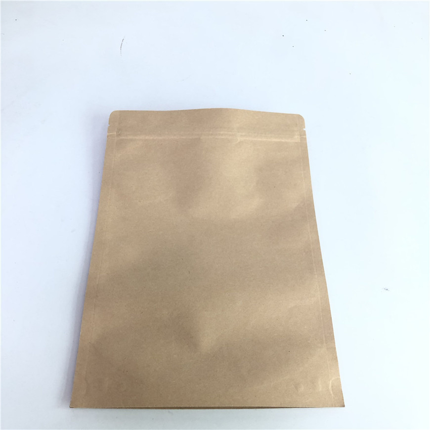Zapasowa torba papierowa Kraft 250g 500g Torba do pakowania kawy Stand Up Papierowa torba na kawę, herbatę Food Nut Snack