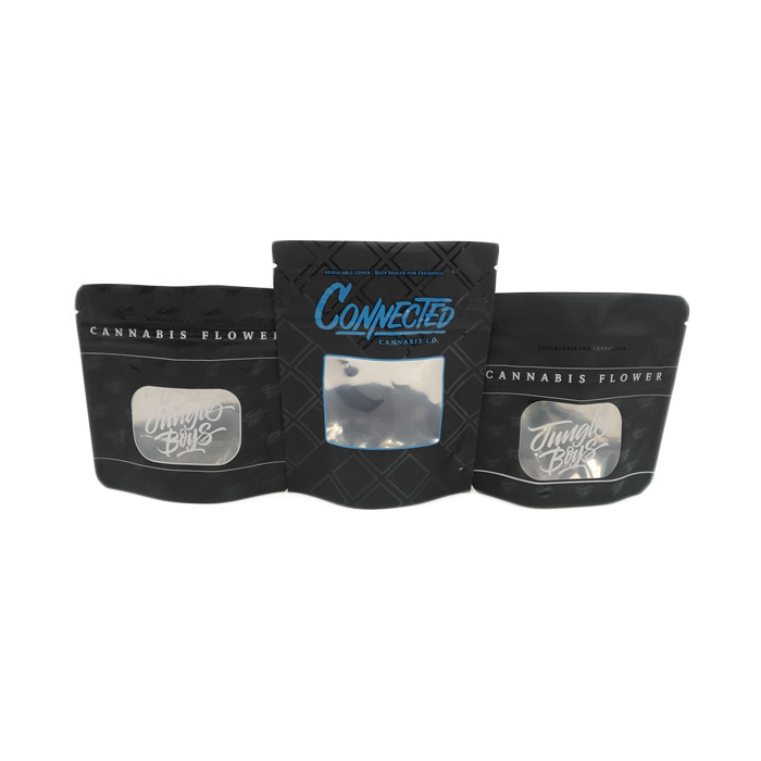 3.5g 7.0g 6-8 oz 1 funt dżungla chłopcy torby odporne na zapachy zabezpieczone przed dziećmi Jungleboys Cannabies Flower Stand Up Pouch torby