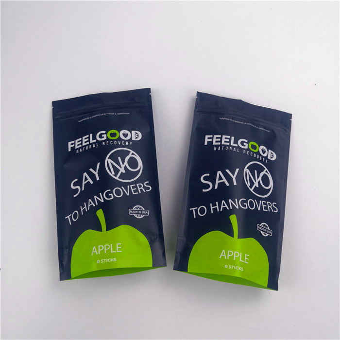 Snacks Food Mylar 110mic Zipper Stałe woreczki Dostosowane logo