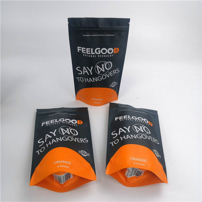 Snack Mylar 120mic Zipper stojące woreczki 20 * 15 * 8 cm na żywność