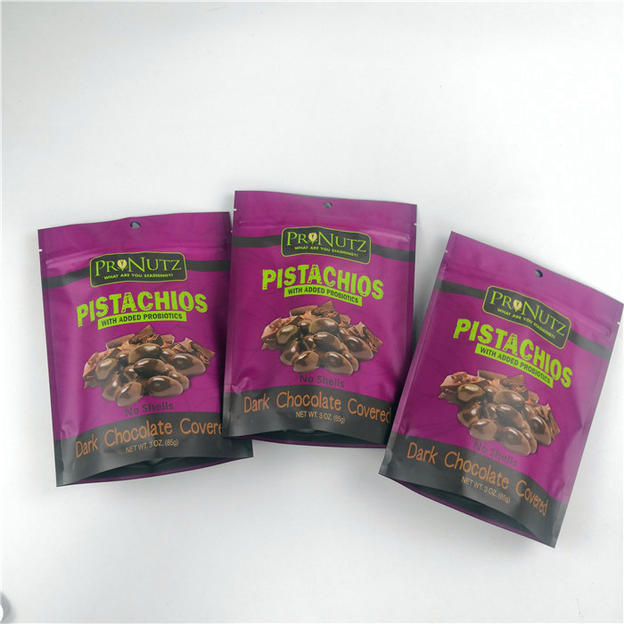 Niestandardowe logo laminowane zgrzewane worki próżniowe do pakowania orzechów