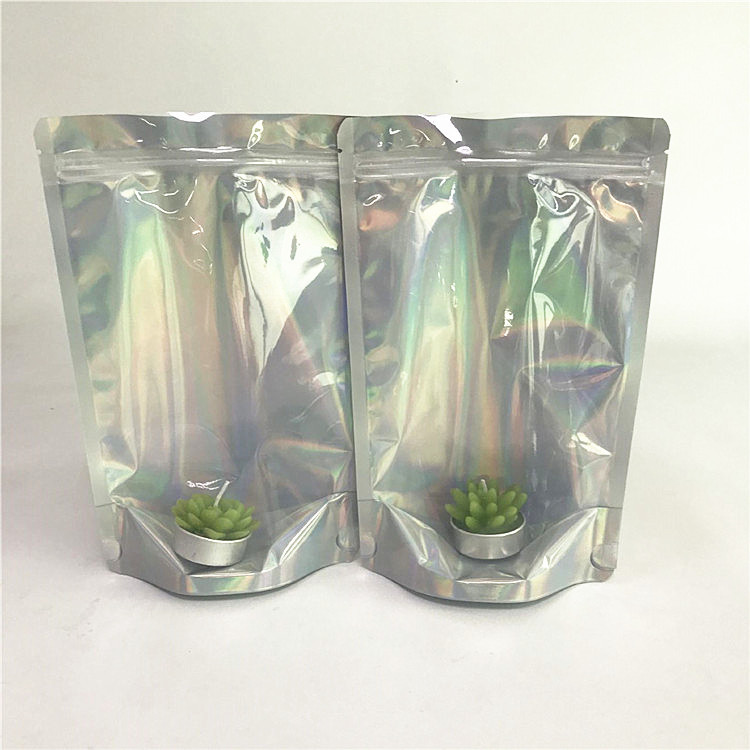 Wyczyść przednie wklęsłodrukowe plastikowe torby holograficzne w kolorze CMYK