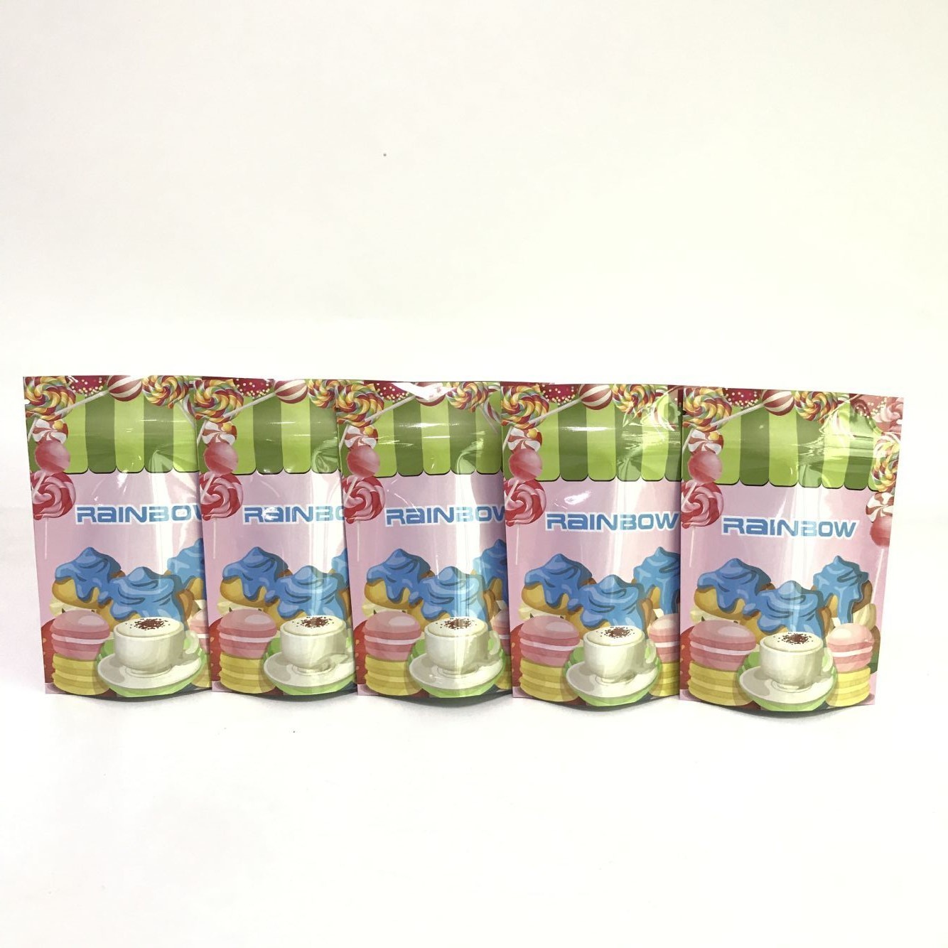 Druk cyfrowy Worki do pakowania żywności Folia aluminiowa Stand up Torby do pakowania przekąsek