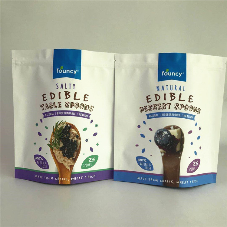 Niestandardowe akceptowane torby do pakowania z matowej folii aluminiowej Torby na ciastka