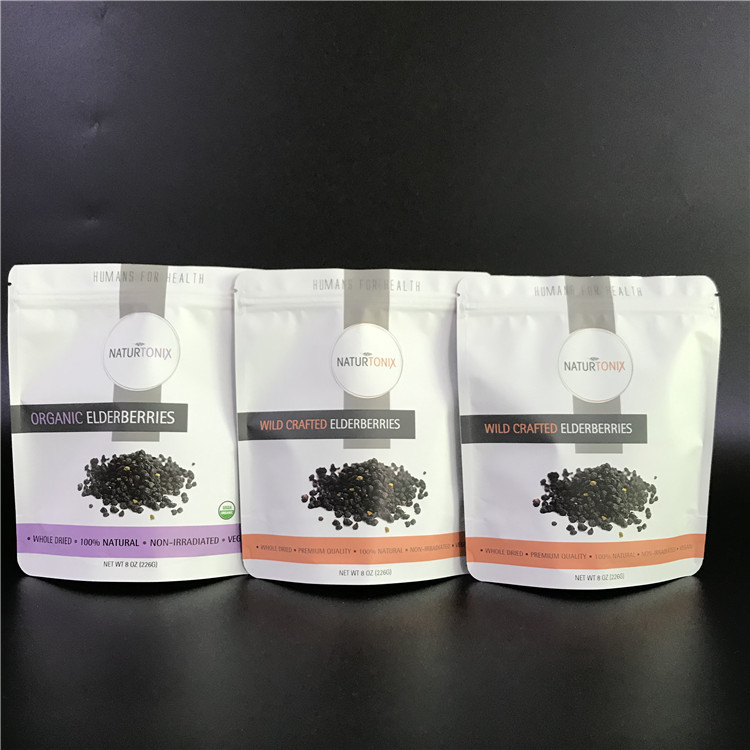 Woreczki z folii aluminiowej Dostosowane torby z nadrukowanym logo Torby mylarowe z zamkiem błyskawicznym