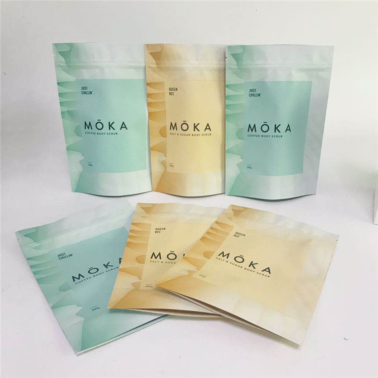 Druk cyfrowy Worki do pakowania odporne na zapachy Worki z matowej folii aluminiowej z zamkiem błyskawicznym