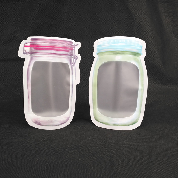 Logo o specjalnym kształcie Logo Food Grade Juice Milk Jelly Liquid Stand up Bottle Shape Saszetki