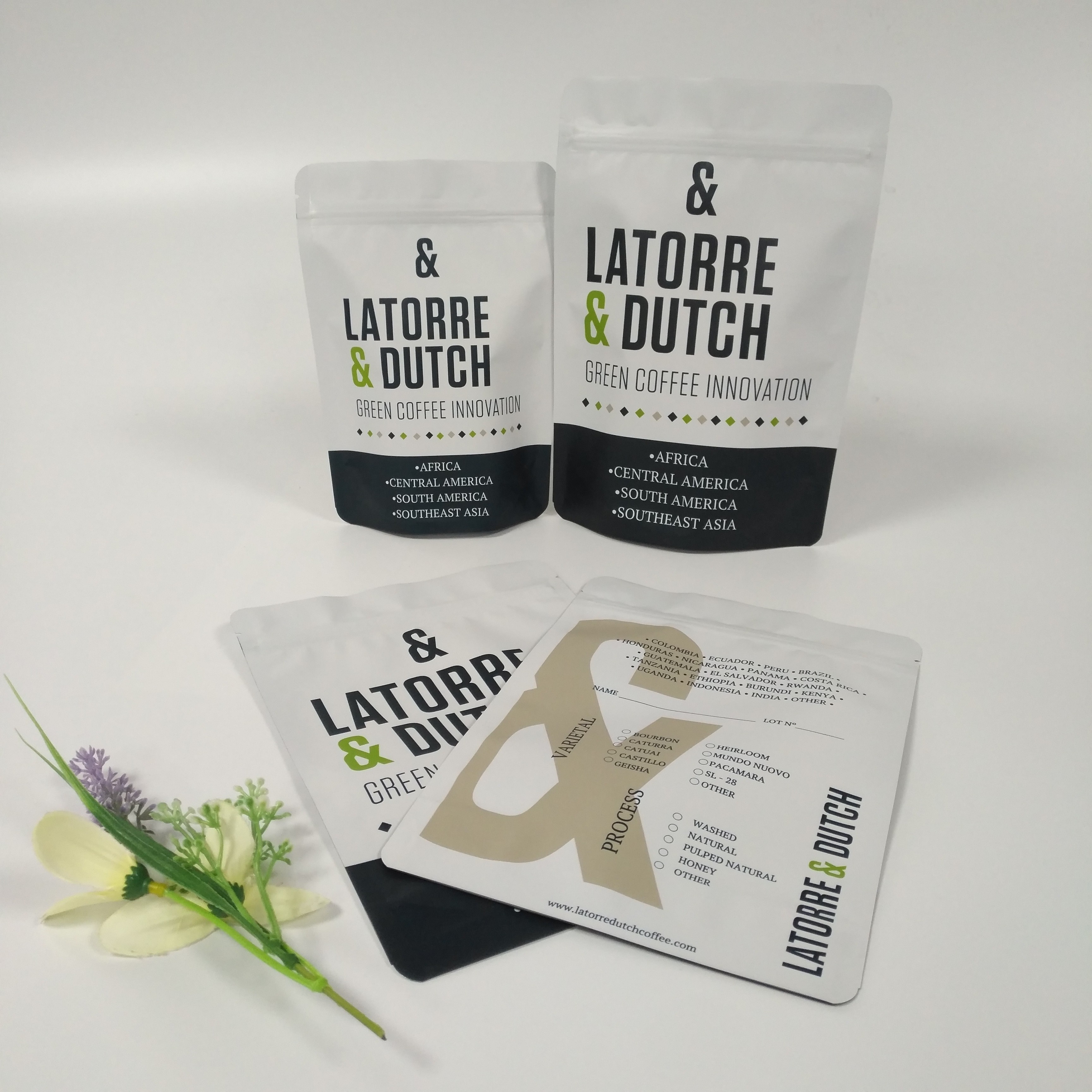 Druk cyfrowy Matowe torby do pakowania z folii aluminiowej do peelingu ciała