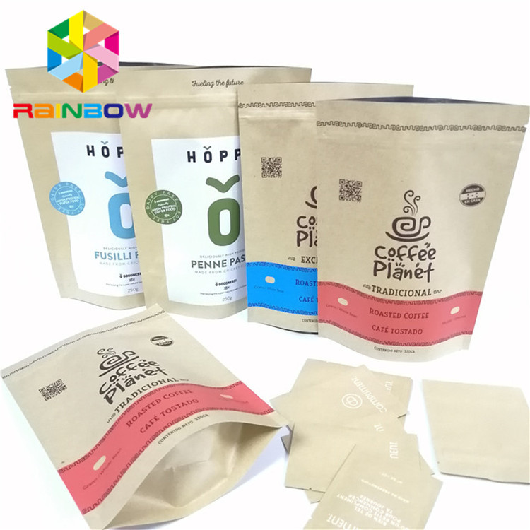 Torby papierowe z folii mylarowej VMPET CYMK Gravnre Printing With Zipper