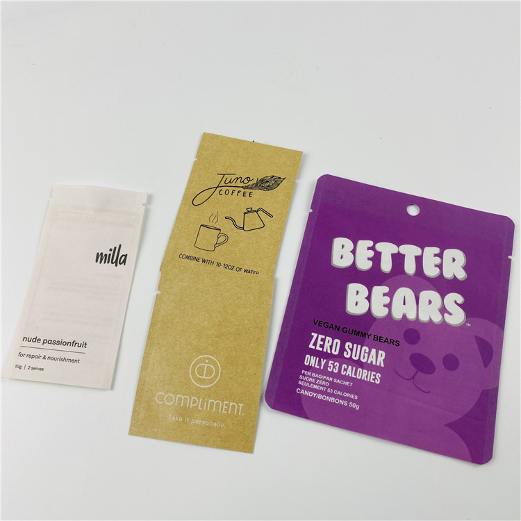 Gravnre Printing MOPP VMPET Three Side Seal Bag Ziplock