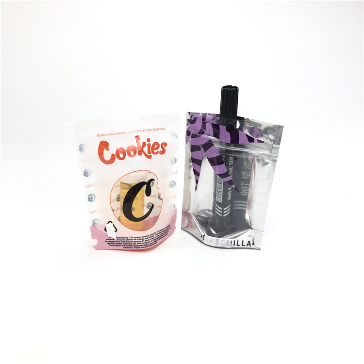 1 / 8oz 3,5g Nasiona kwiatów CBD Soft Touch Cookie Mylar Opakowanie foliowe zabezpieczające przed dziećmi