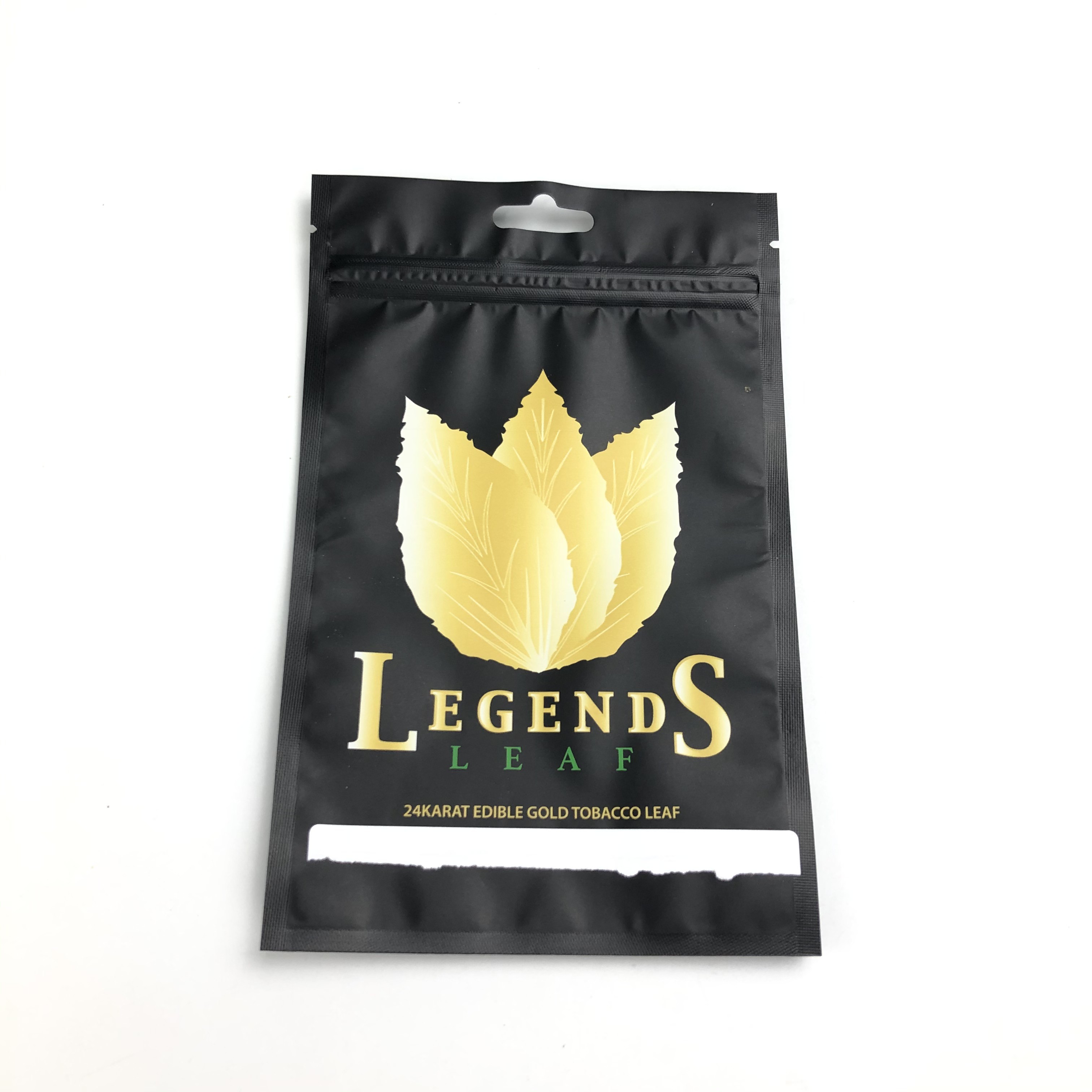 Matowa folia MOPP VMPET Zamykana na zamek torba na tytoń do papierosów