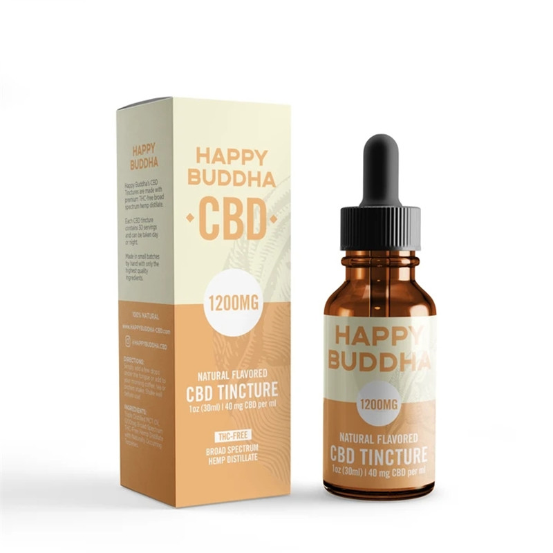 Kartonowe pudełko na butelkę z kroplomierzem o pojemności 30 ml CMYK 200mic