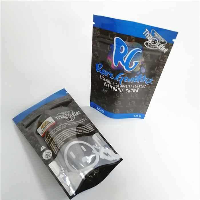 3,5g kwaśna łata 120 mikronów CMYK Edibles Weed Foliowe etui