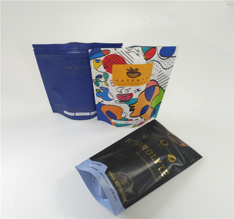 Przejrzyste etui MOPP VMPET Clear Window Ziplock 200g 250g