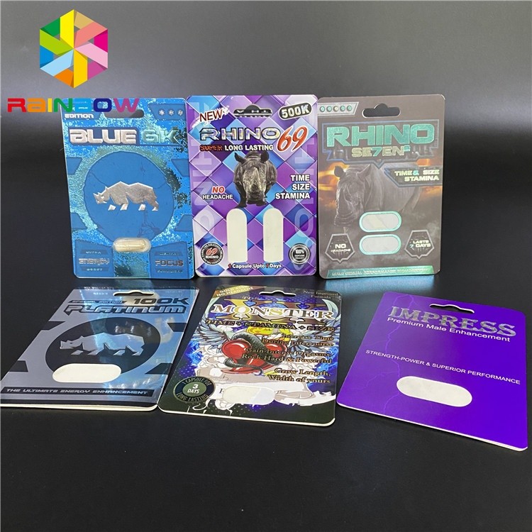 Niebieskie 6K Plantinum 100K 350g Białe karty Rhino 3D