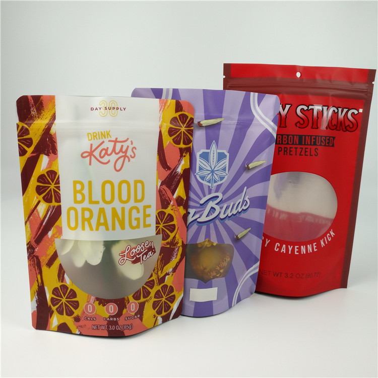 Wyjdź Ziplock Edibles Mylar Packaging Bag Druk wklęsły