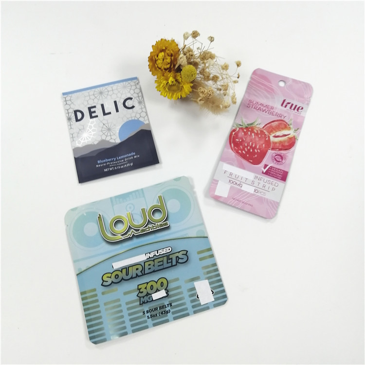 3,5g CB TH 100mircon CMYK Metaliczna torba do pakowania z nadrukiem